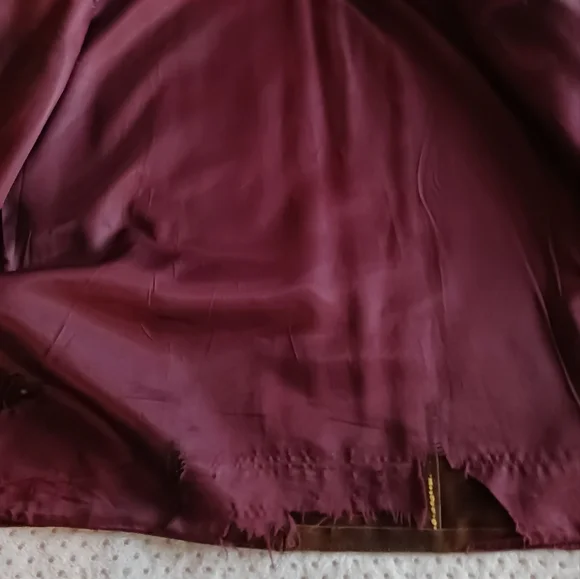 1970's Spanish suede leather car coat jacket in beautiful deep rich brown - Picture 9 of 11